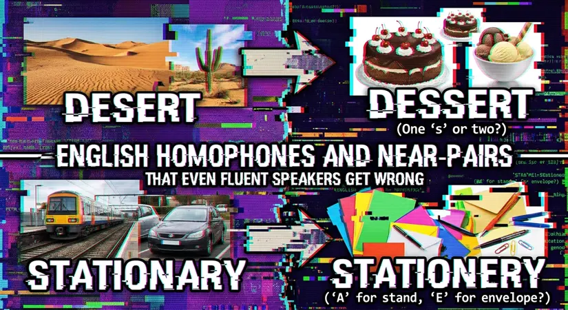 The Desert Dessert - Homophones and Confusing Pairs