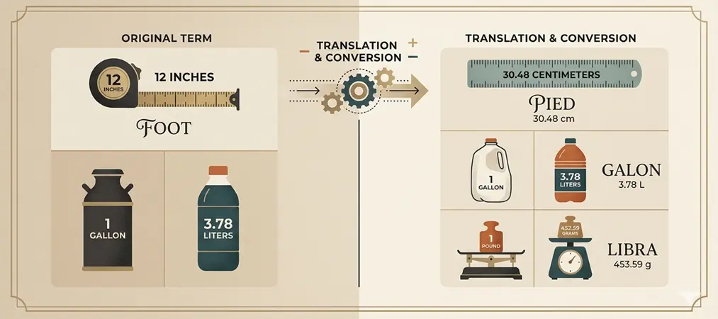 Units of measurement: when translation means conversion